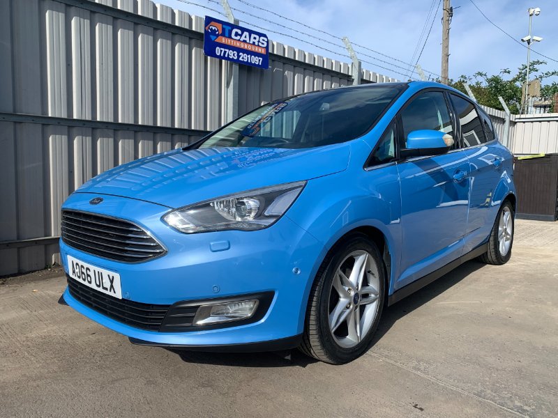 Blue Ford C-MAX 1.5 TDCi Titanium X MPV 5dr Diesel Powershift Euro 6 s/s 120 ps